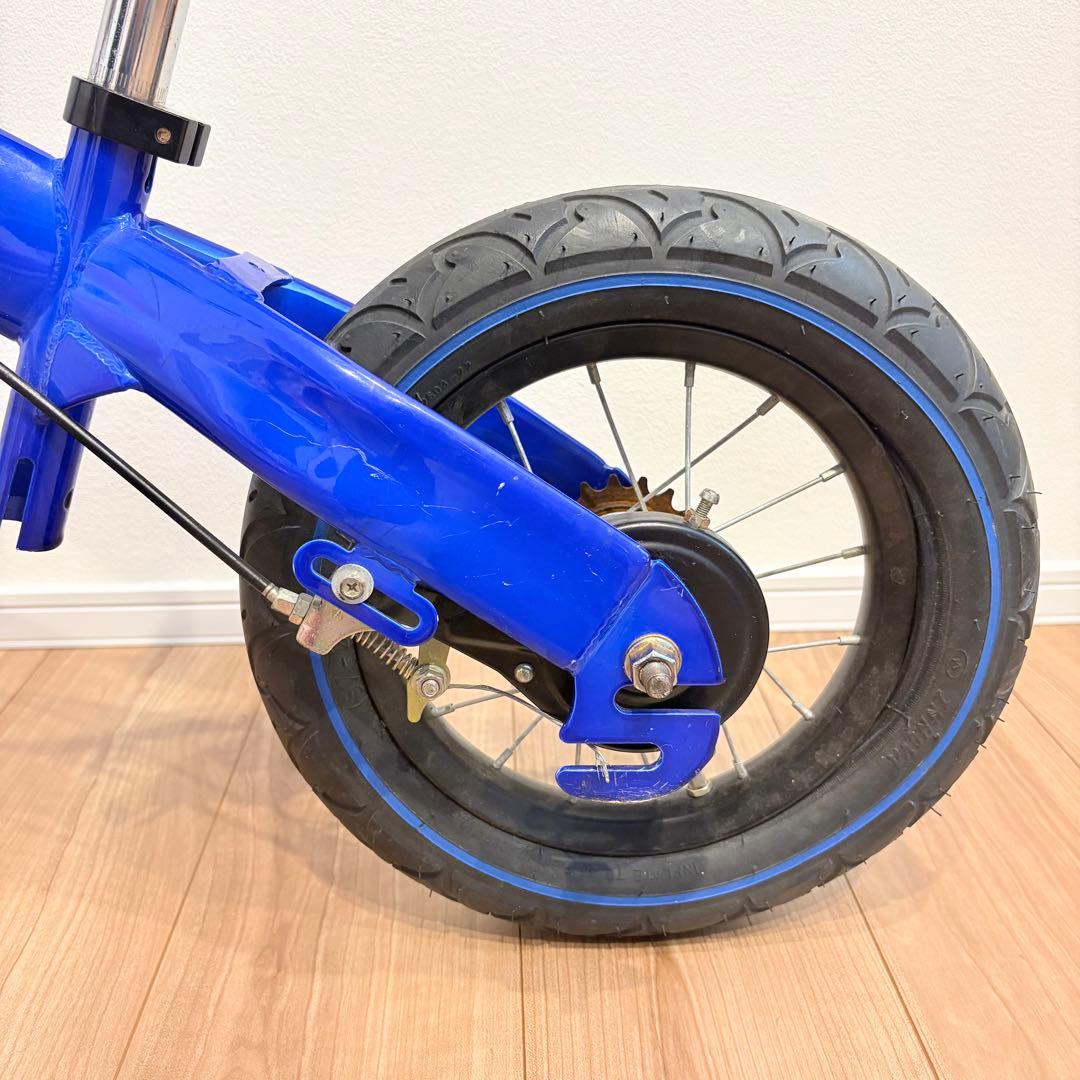 へんしんバイク！Henshinバイク12インチブルー青バランスバイクキッズ自転車