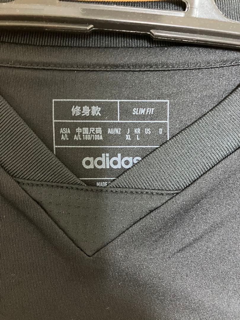 0328_adidas 日本代表 サッカーシャツ 黒 10枚セット