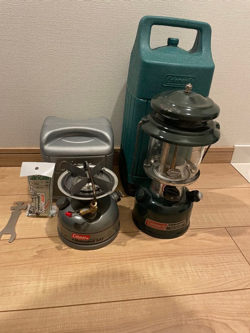 Coleman コールマン ワンマントルランタンとアンレテッド533 セット売り