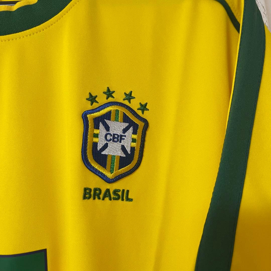 ブラジル代表1998ロナウジーニョホームサッカーユニフォーム