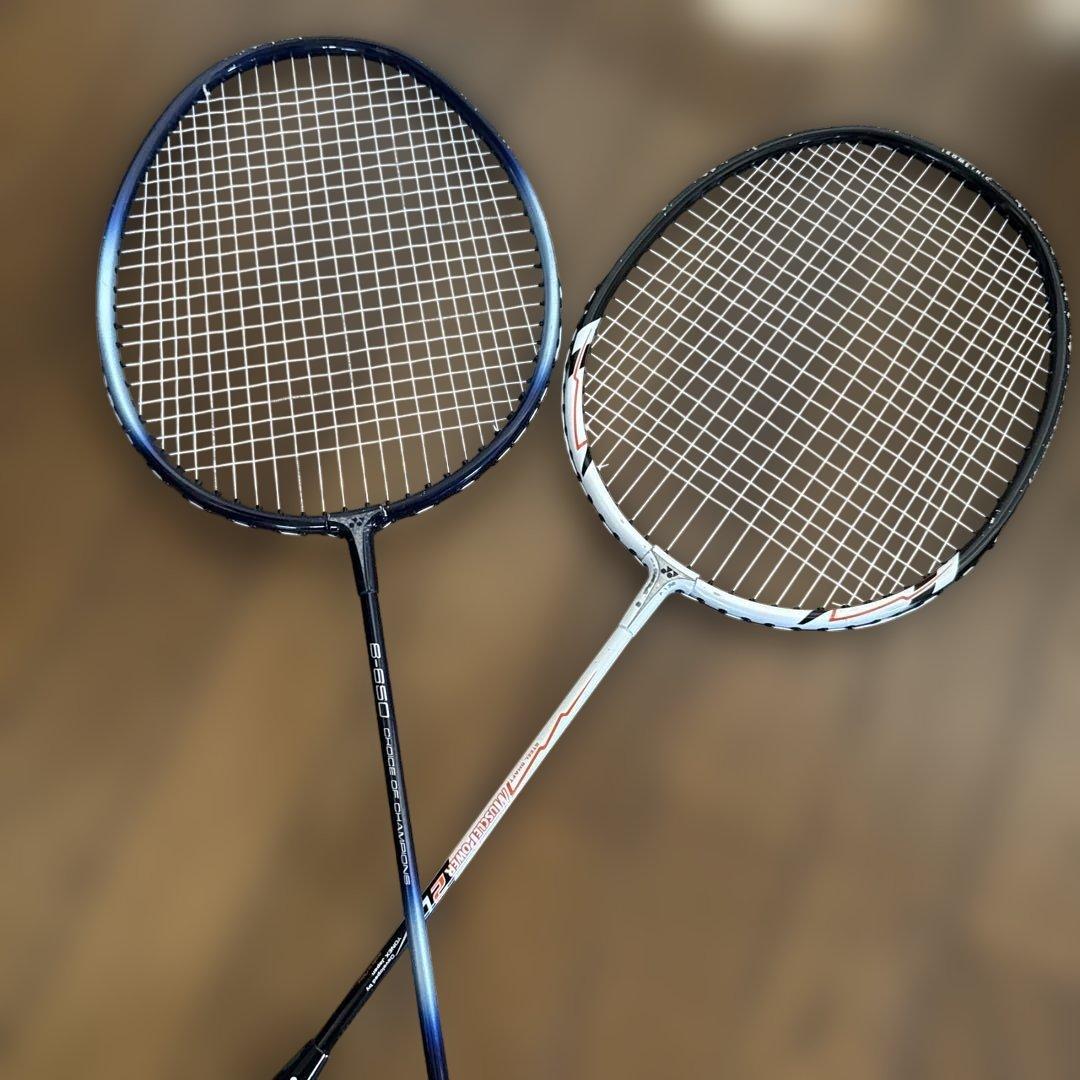 YONEX バドミントンラケット　2本セット　マッスルパワー2 B-650