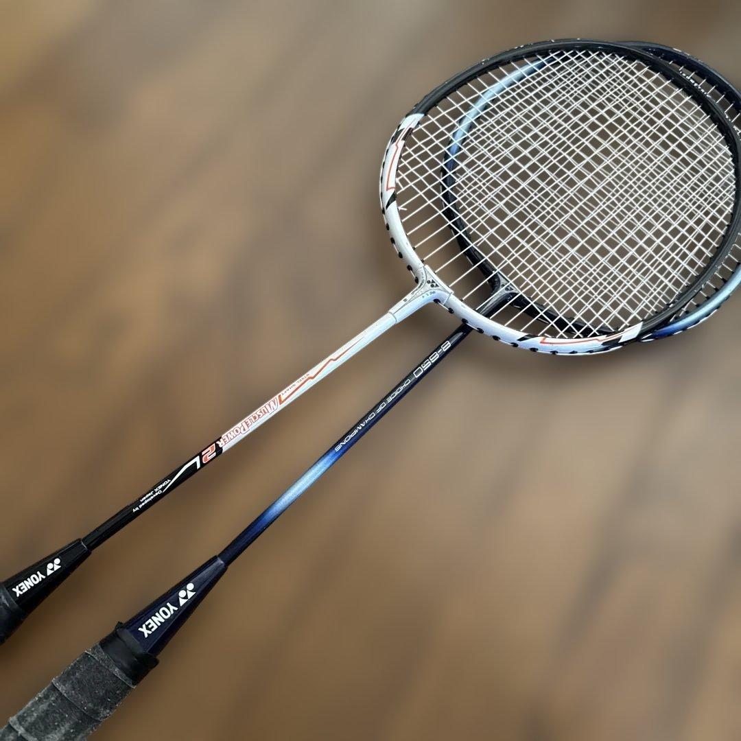 YONEX バドミントンラケット　2本セット　マッスルパワー2 B-650