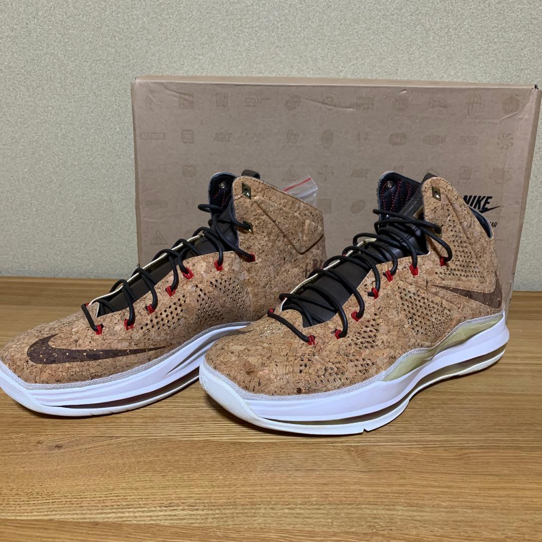 未使用NIKE ナイキLEBRON10 EXT CORK QS US10.5レア