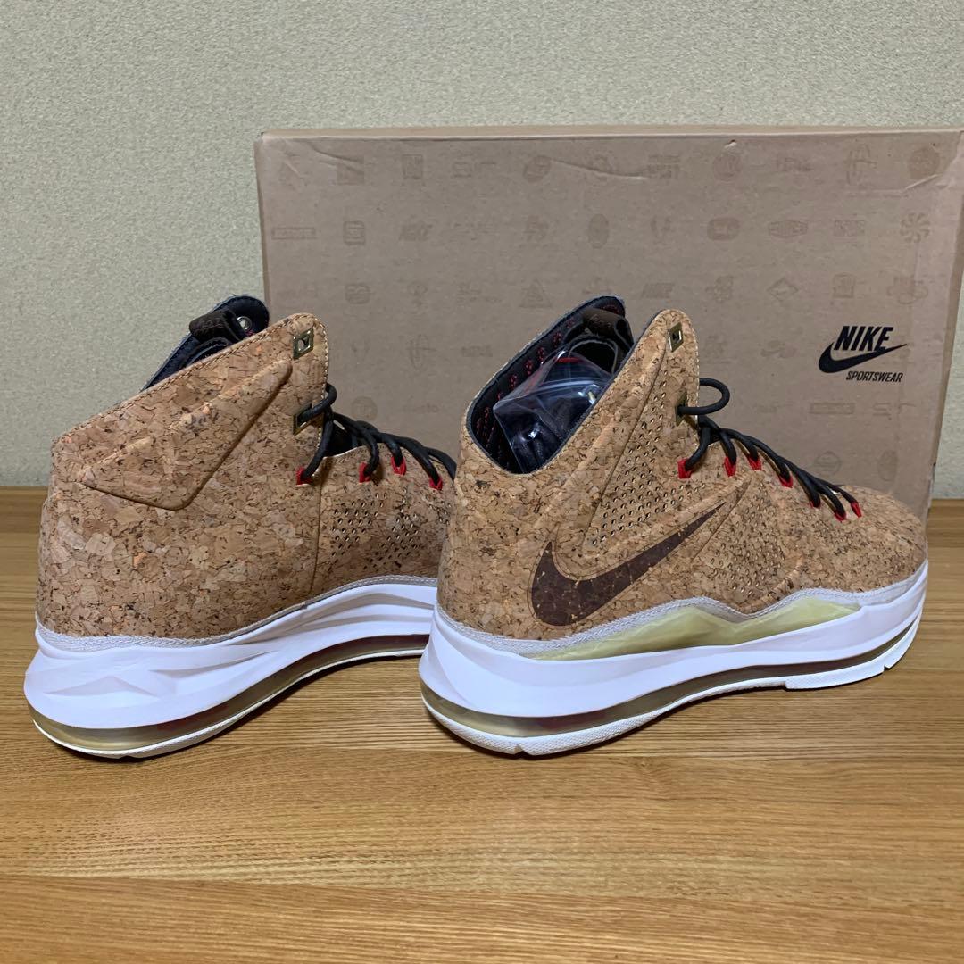 未使用NIKE ナイキLEBRON10 EXT CORK QS US10.5レア