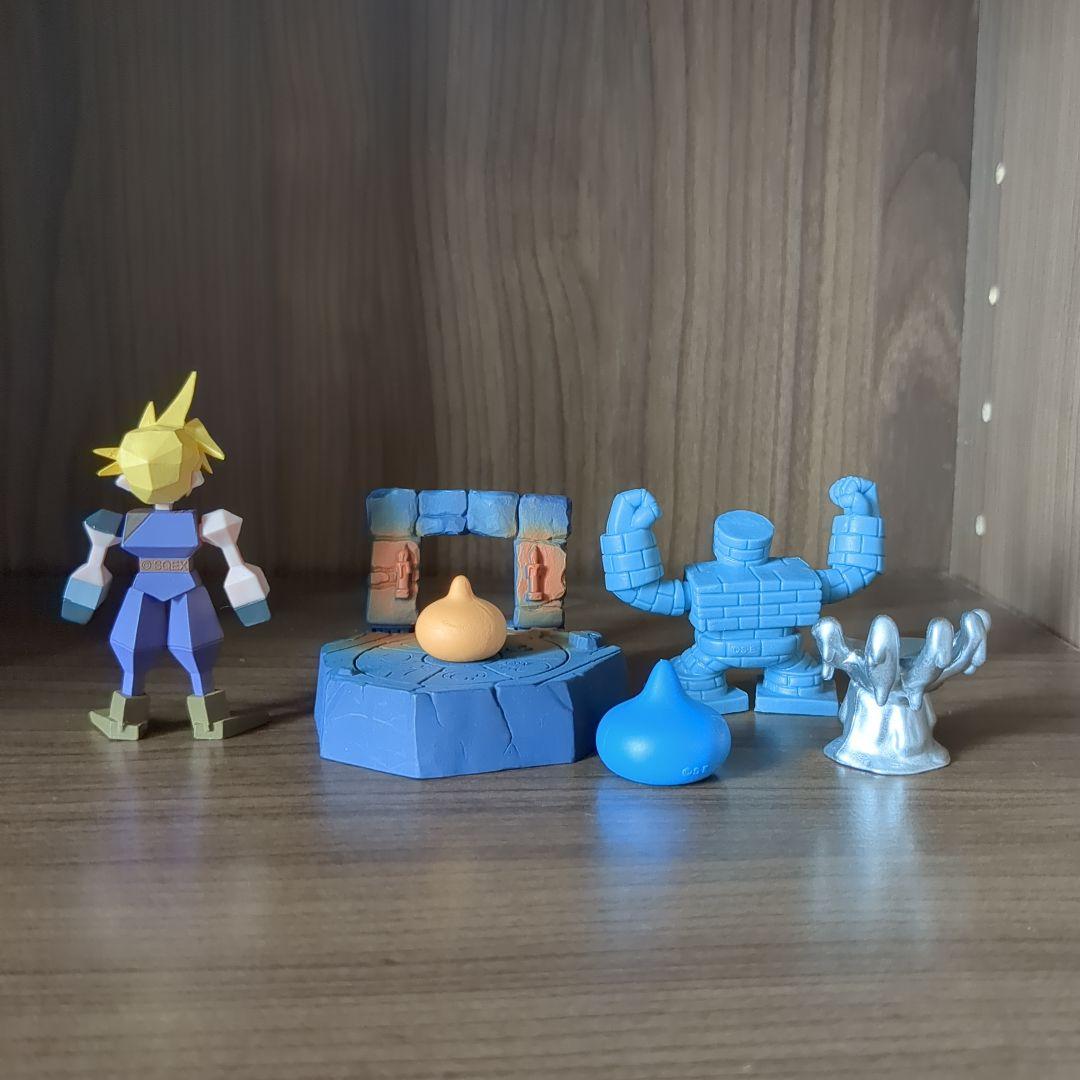 ff7 ミニフィギュア　ドラクエ　フィギュア　クラウド　フィギュア