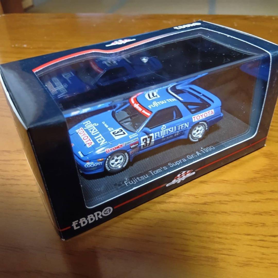 【2台】EBBRO エブロ　トムス　スープラ　Gr.A 1990 1/43