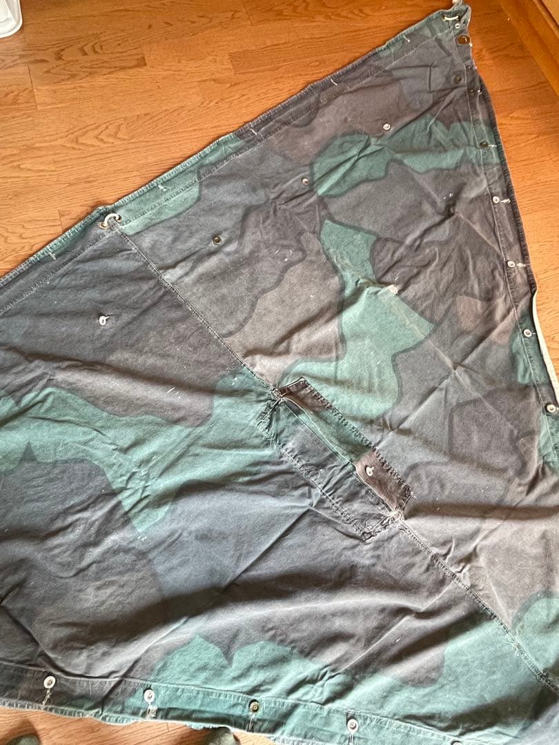 スウェーデン軍幕　used 4枚セット