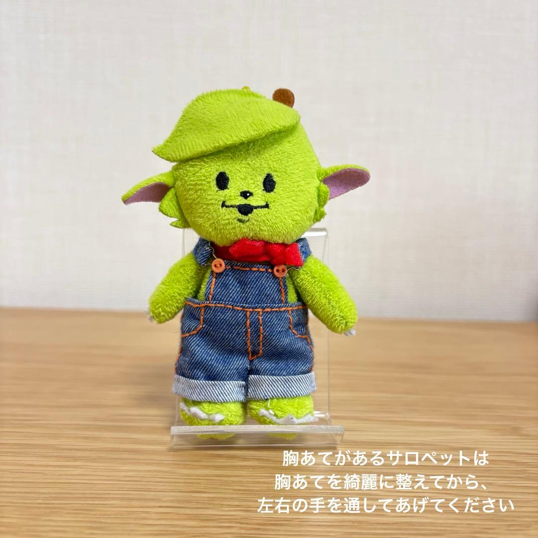 サロペットやサス付きパンツの着せ方⚘