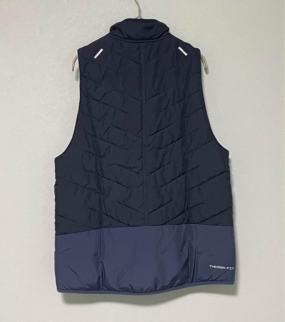 新品 M ナイキ ランニングベスト サーマ レペル 中綿ベスト ランニング