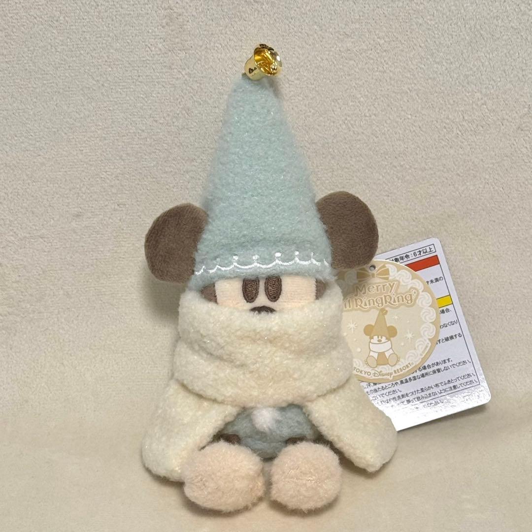 在庫残り2セット　リルリンリン　ぬいぐるみバッジ　水色　赤