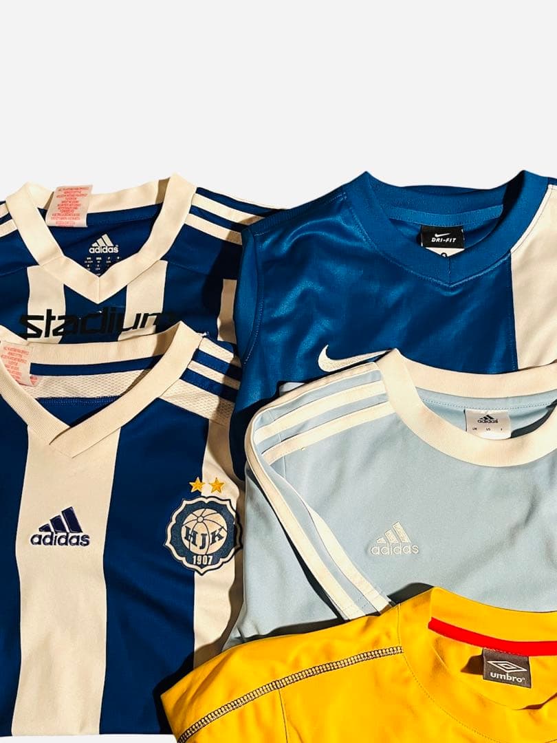 キッズ　サッカー シャツ 5枚セット フィンランド アルゼンチン HJK 150