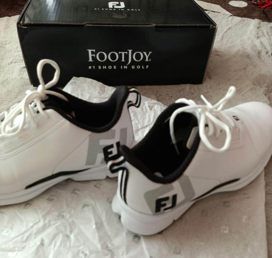 ヤーマン❤FootJoy ゴルフシューズ ホワイト 27.5cm