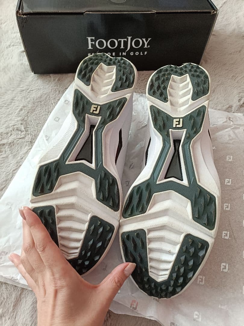 ヤーマン❤FootJoy ゴルフシューズ ホワイト 27.5cm