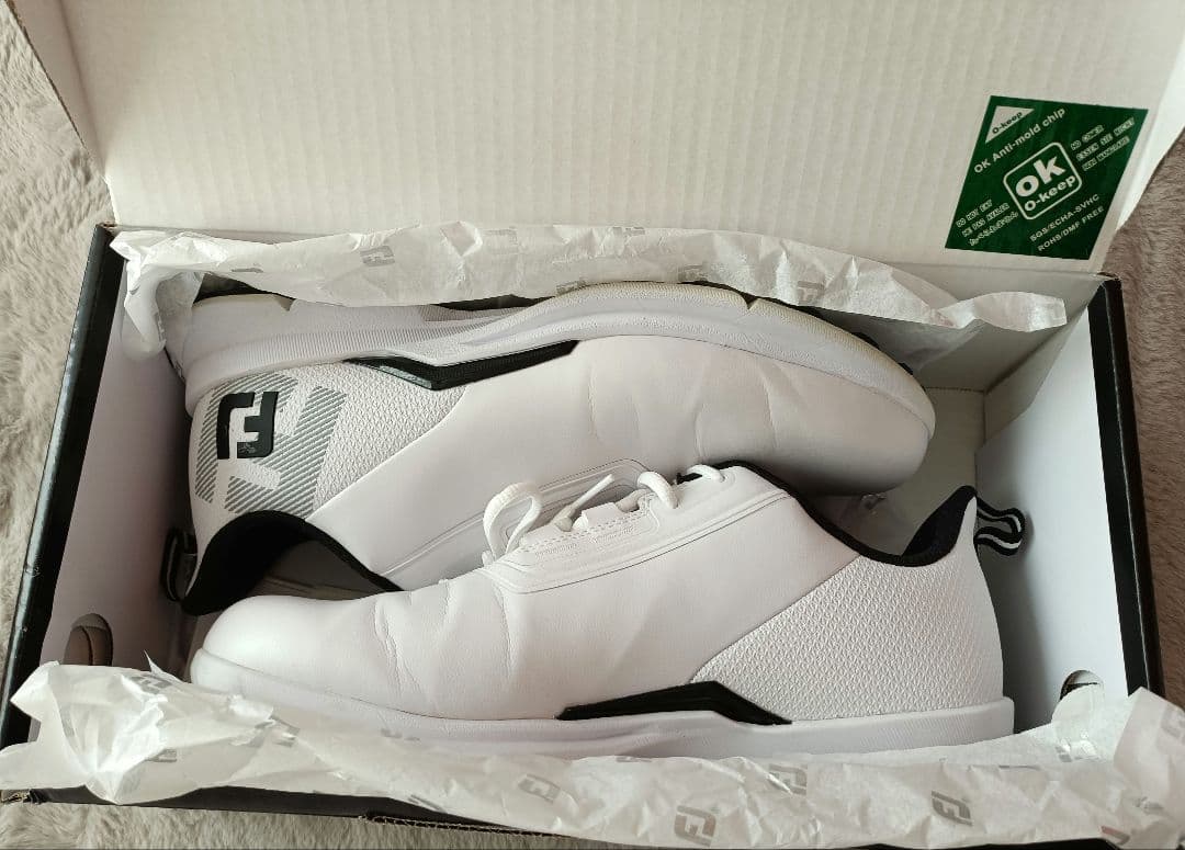 ヤーマン❤FootJoy ゴルフシューズ ホワイト 27.5cm