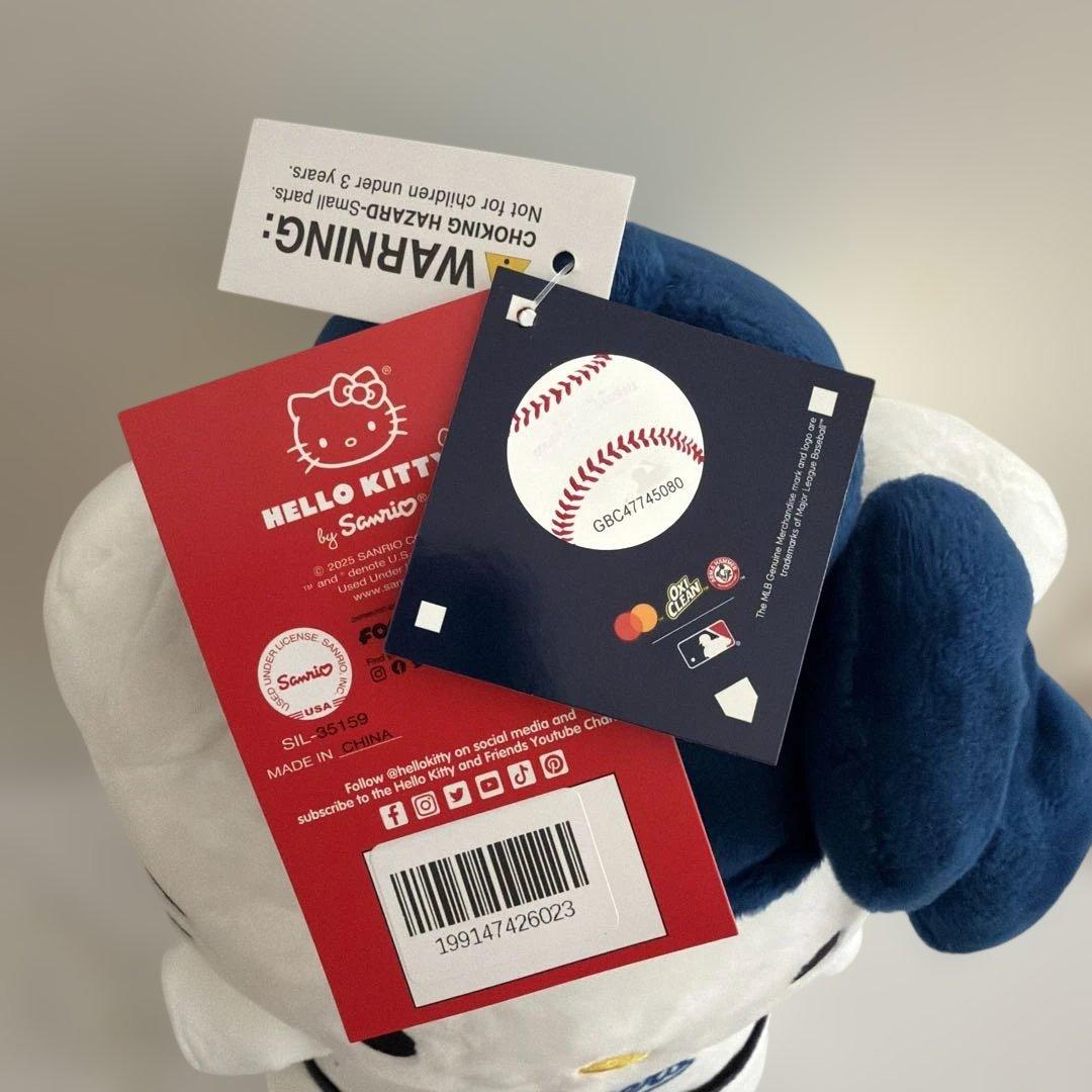 激レア 30cm ハローキティ×ドジャース コラボ ぬいぐるみ MLB公式
