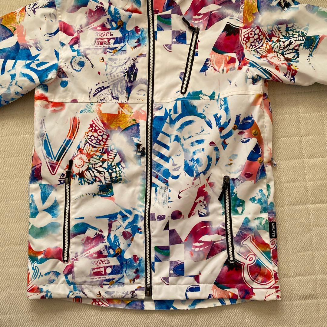 多色アートデザイン スノーボードジャケット