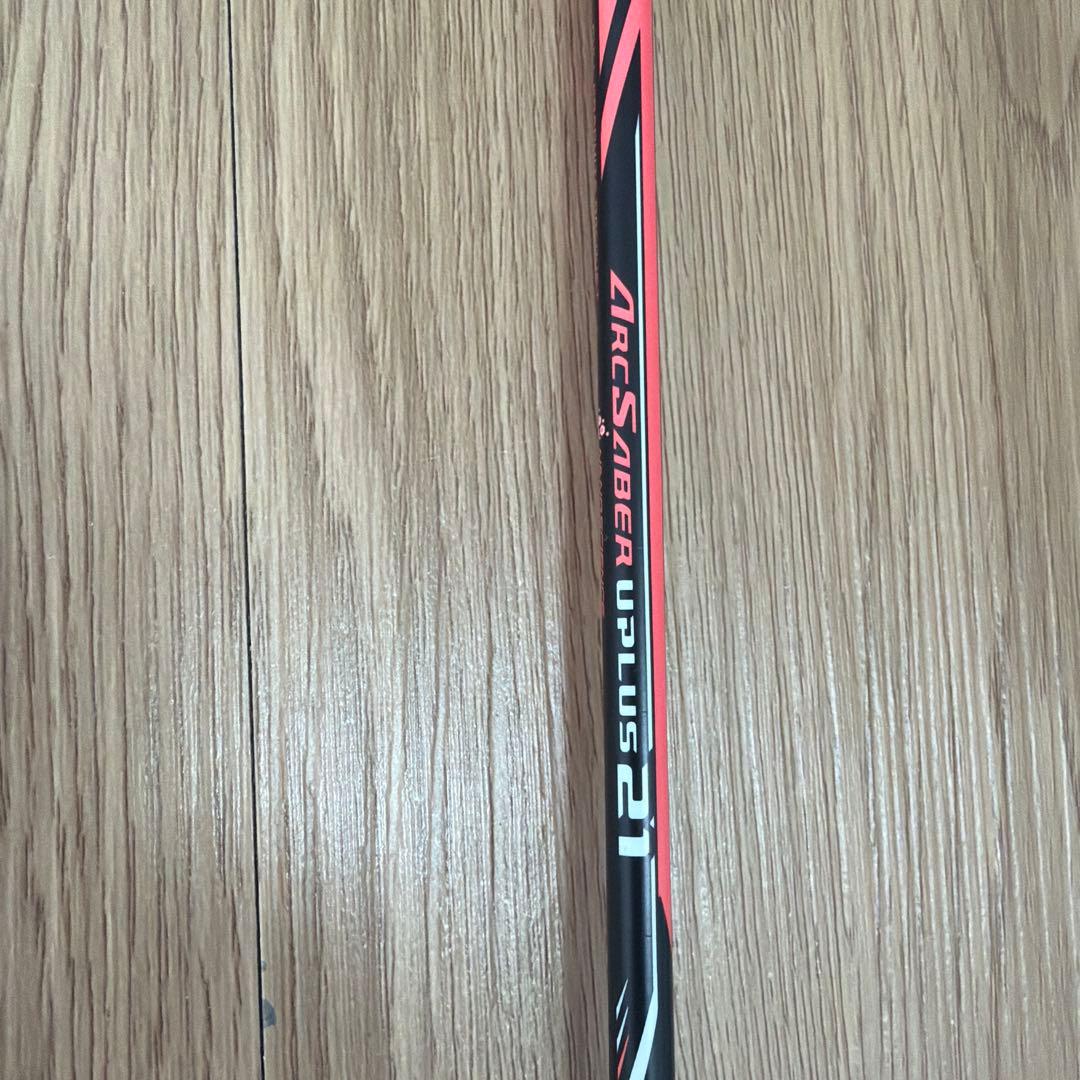 YONEX バドミントンラケット 黒/赤 ケース付き