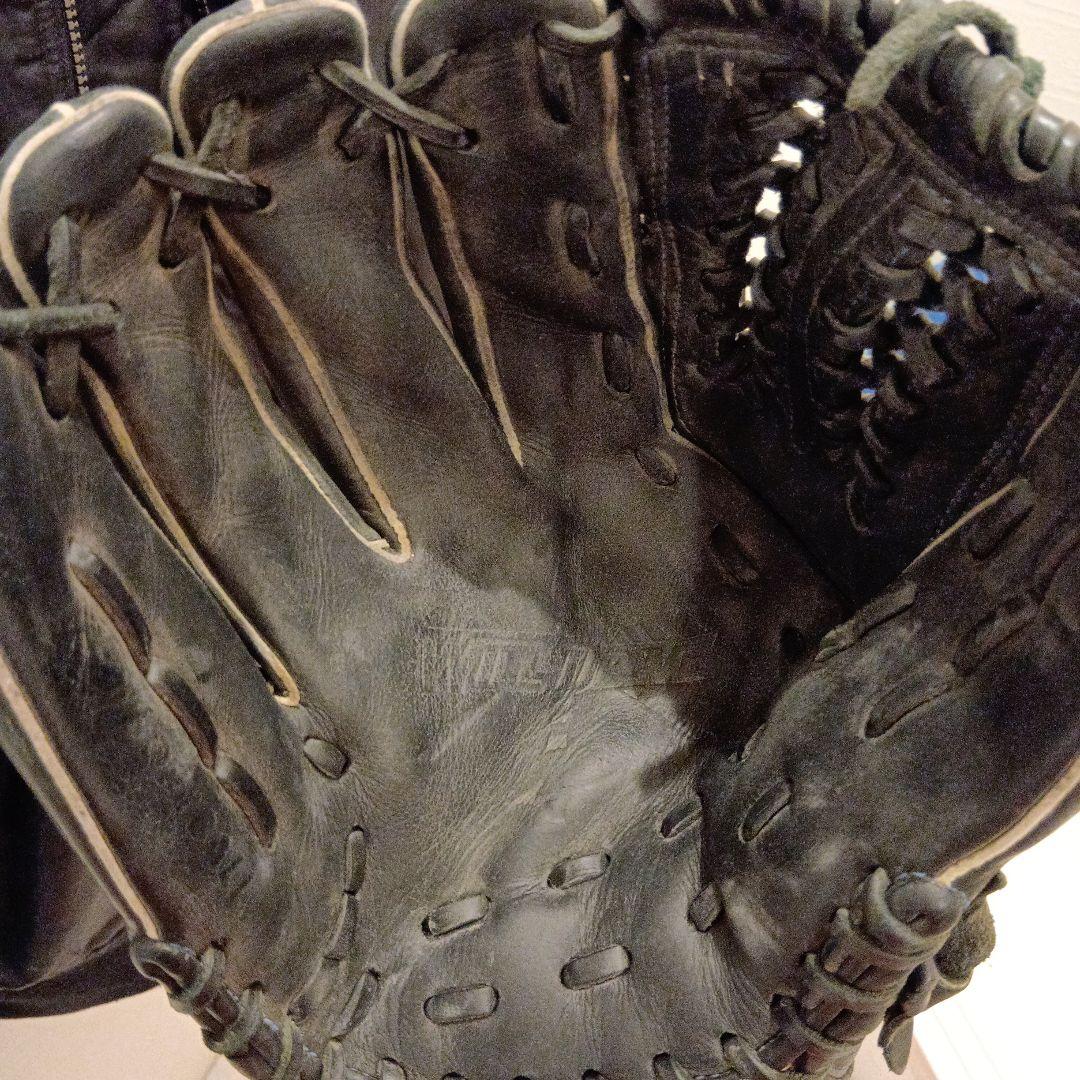 Mizuno 軟式用グローブ 黒/青