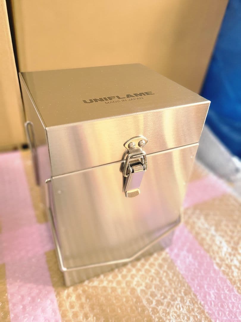 【新品】レア品 ユニフレーム ステンレス メタルケース