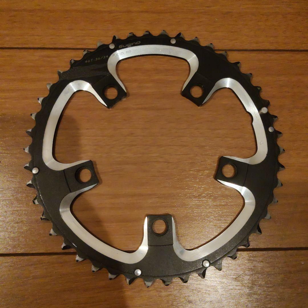 m*6様 超コンパクトクランク46/30T Sugino ox 11S　スギノ