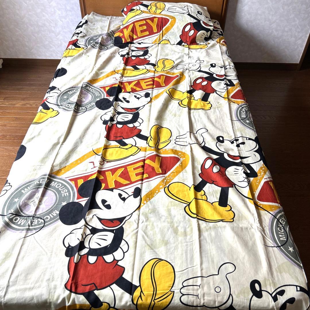 新品　ベルメゾン　ディズニー 洋式用シングル　綿100% 寝具カバーリングセット