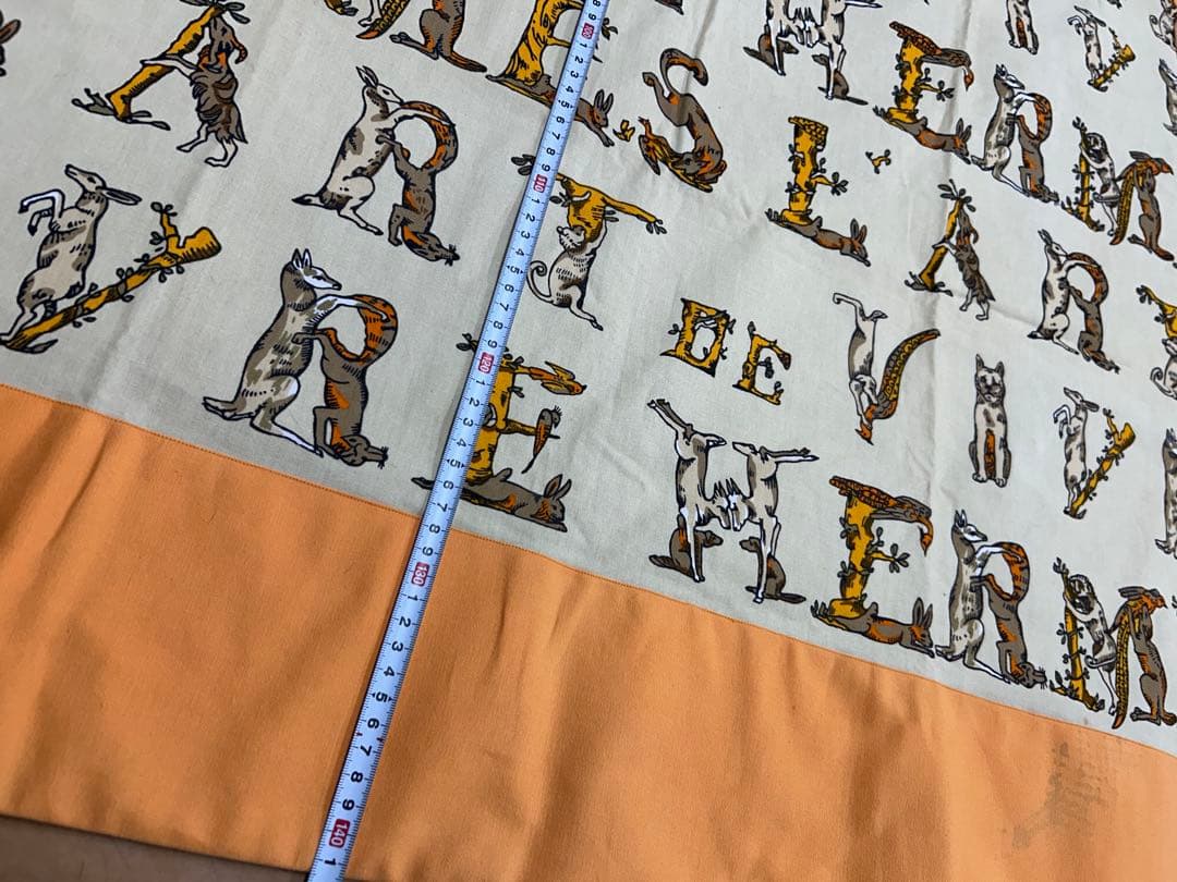 HERMES テーブルクロス 動物柄