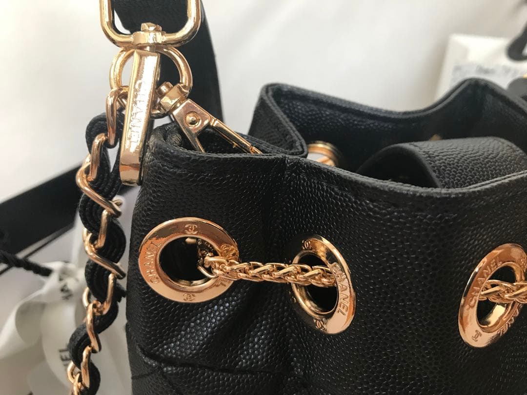 CHANEL ノベルティ 2way 巾着ショルダーバッグ
