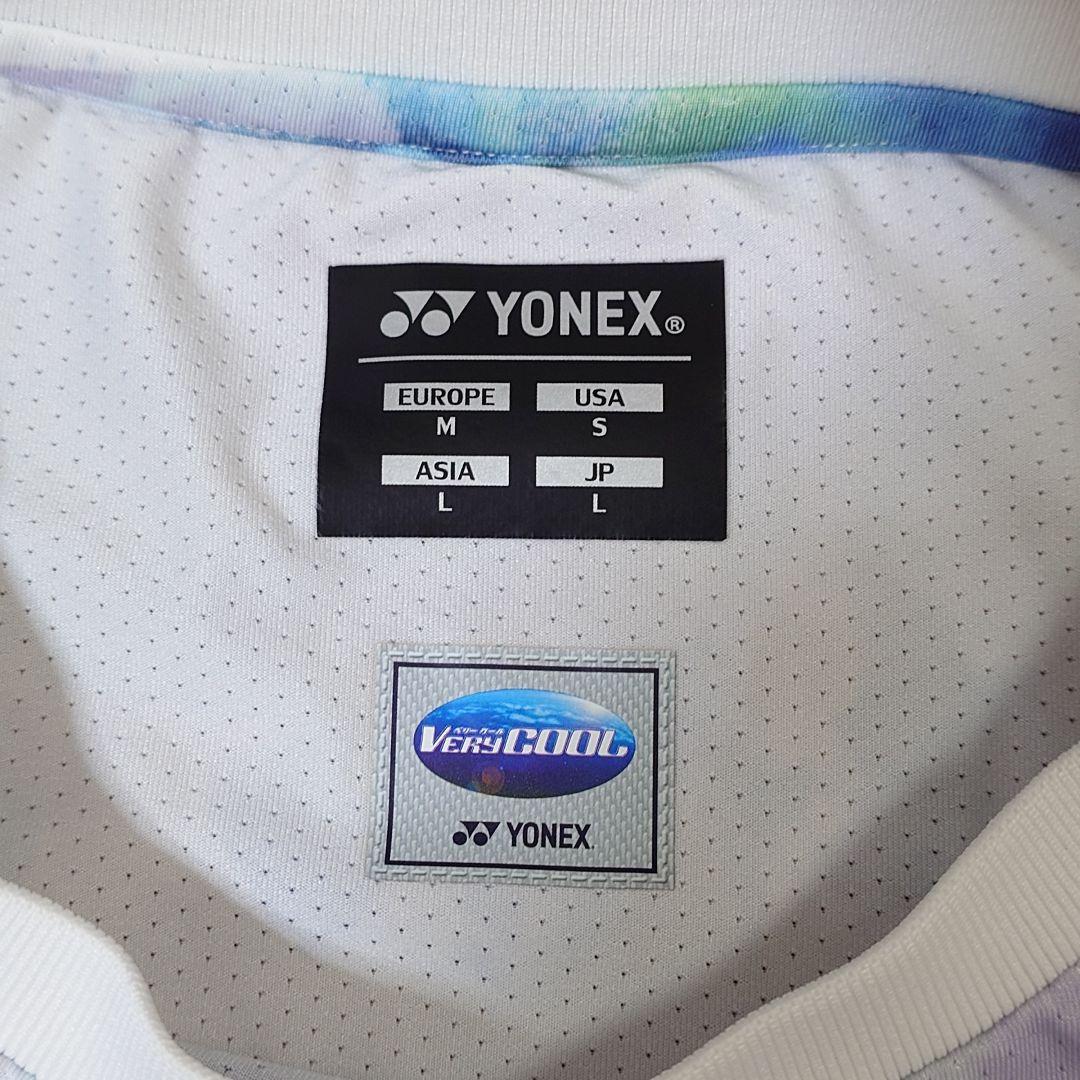 【kingswing】YONEX バドミントンシャツ Lサイズ