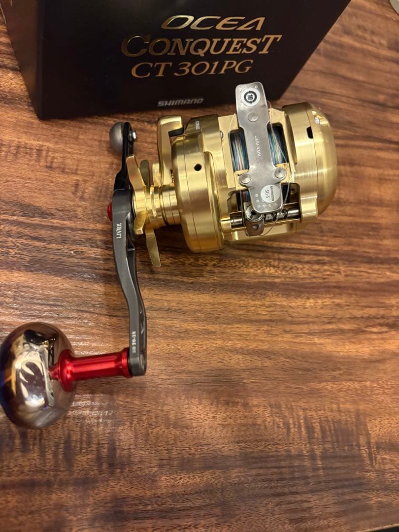 シマノ　オシアコンクエストCT 301PG リブレハンドル