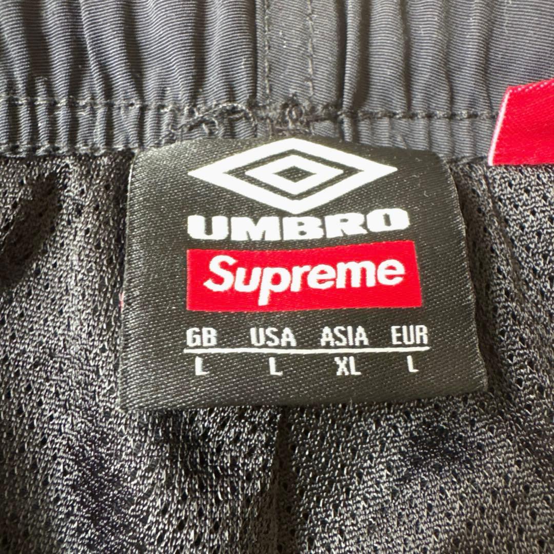 【美品】supreme umbro track pant navyトラック L