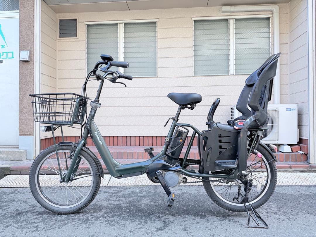 大阪府　子供乗せ　パナソニック　 電動アシスト自転車 チャイルドシート付き
