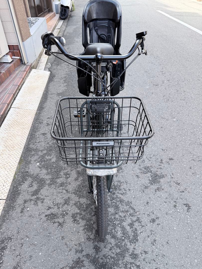 大阪府　子供乗せ　パナソニック　 電動アシスト自転車 チャイルドシート付き