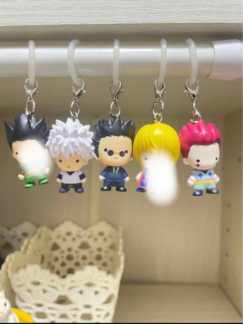 ハンターハンター めじるしアクセサリー ３体セット キルア レオリオ ヒソカ