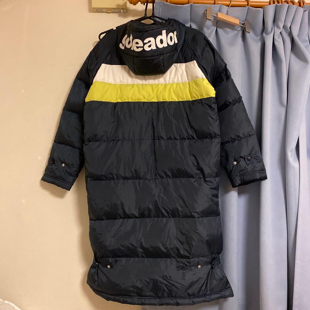 goleador ベンチコート S-M ネイビー/イエロー フットサル