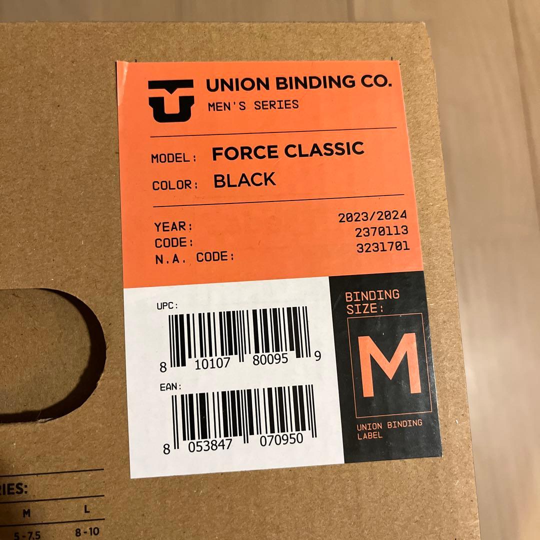 UNION FORCE サイズM ブラック　ユニオン　フォース