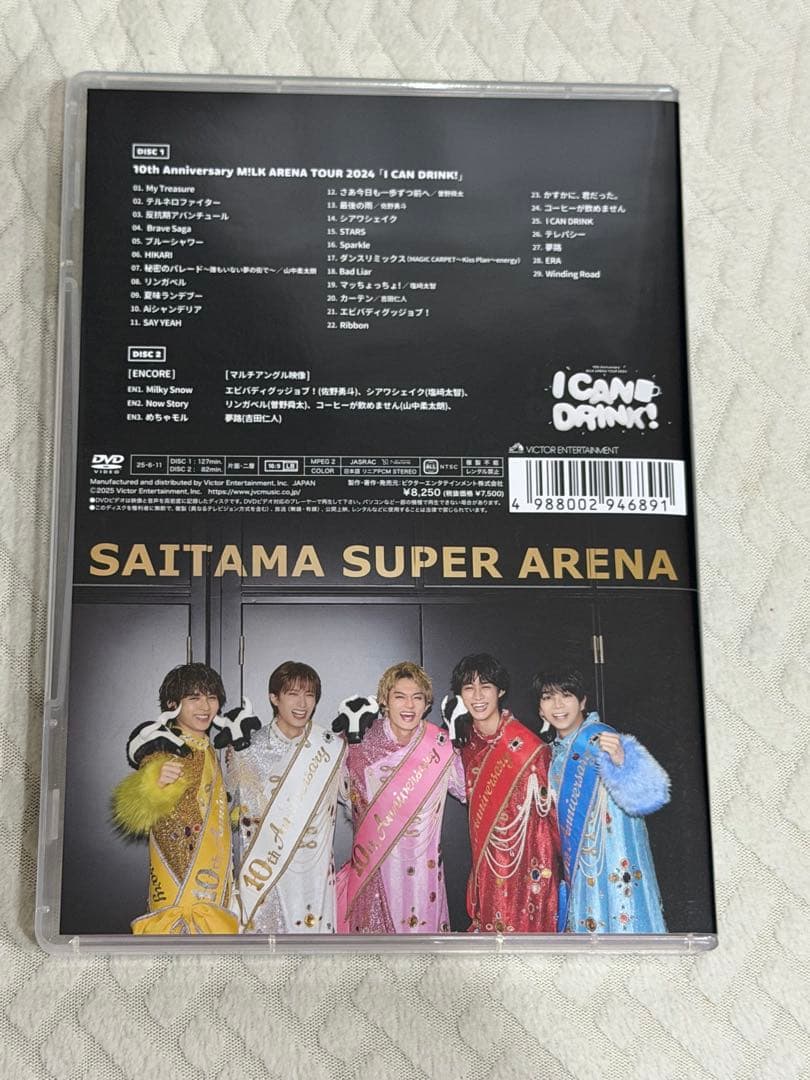 アイドル M!LK I CAN DRINK! 10th Anniversary DVD