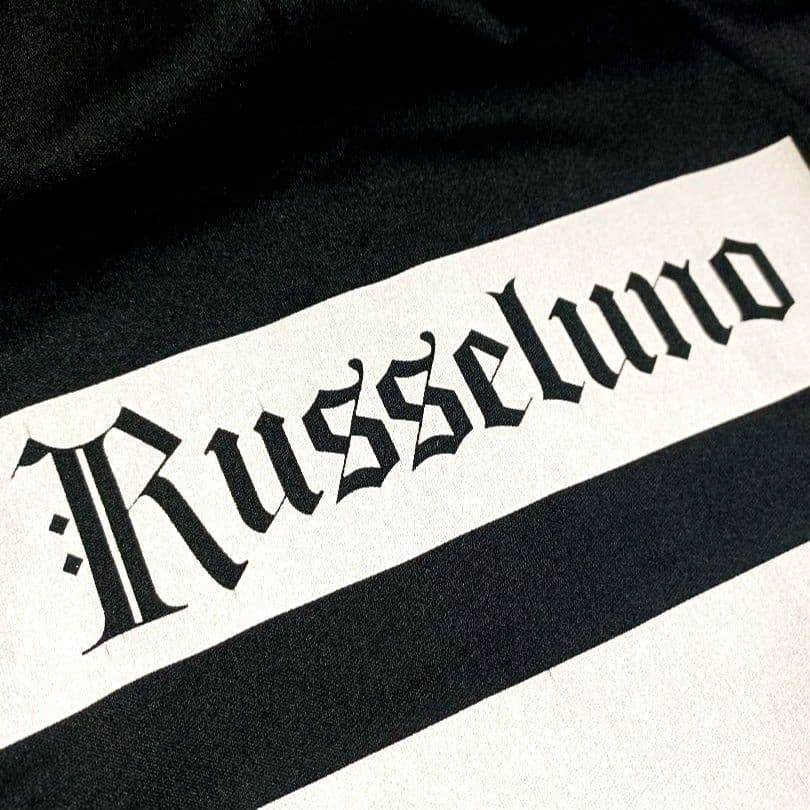 RUSSELUNO フード付 ハーフジップ 半袖 ブルゾン ブラック メンズ 5