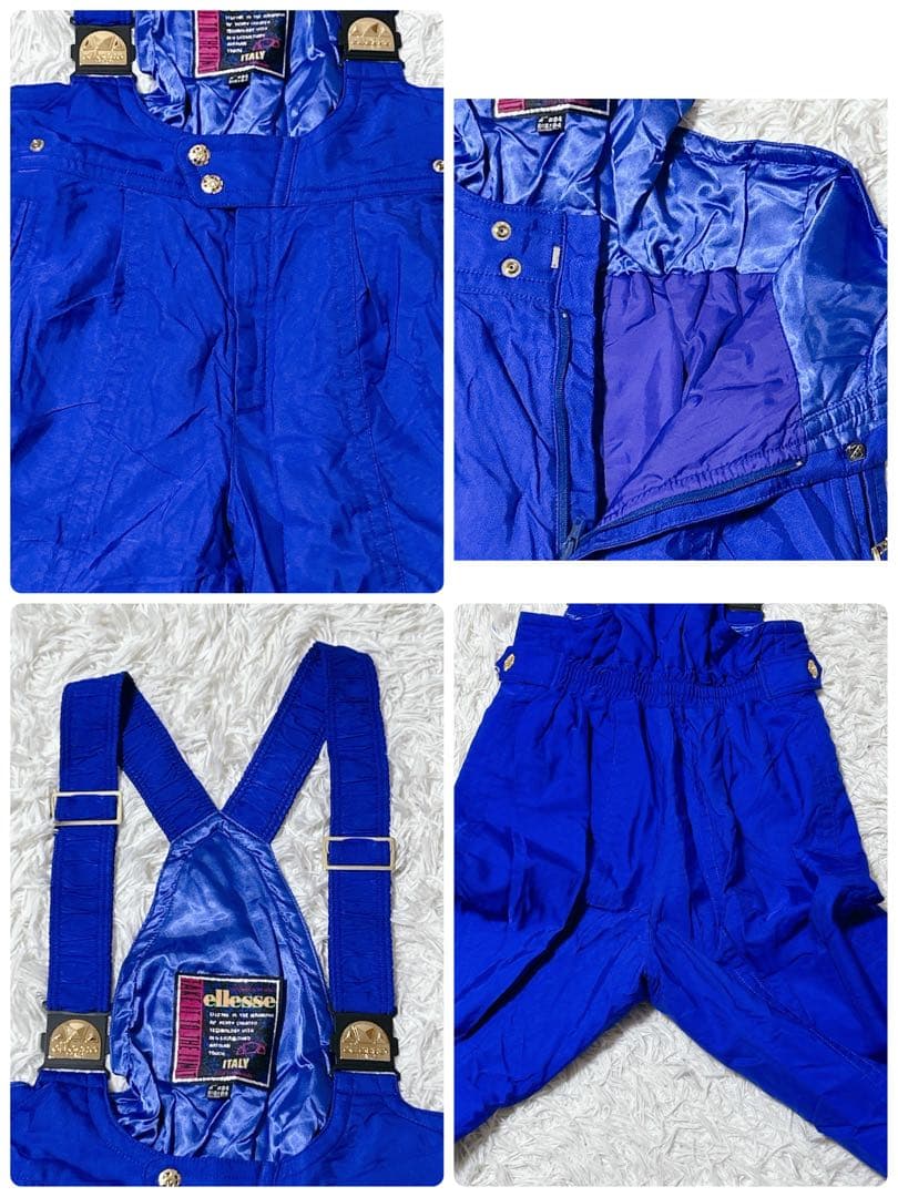 【2554】ellesse エレッセ　スキーウェア ブルー