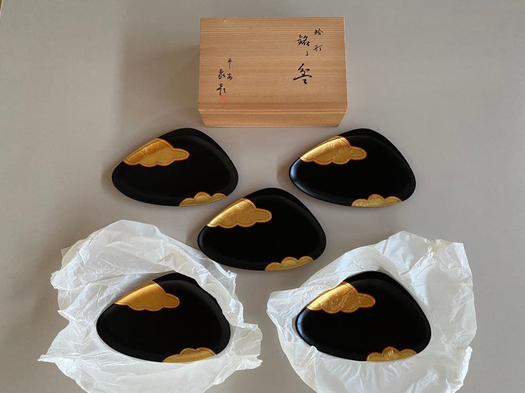 象彦　蛤形　銘々皿　５枚