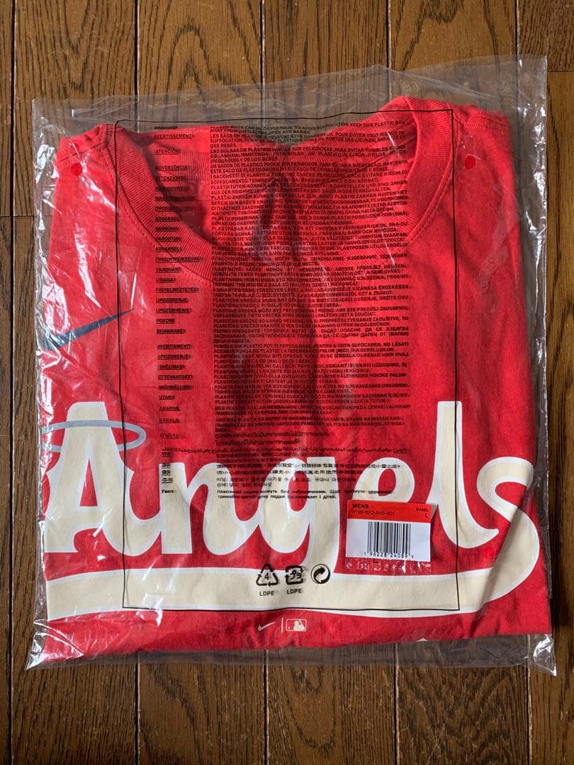 エンジェルス 大谷翔平 ナイキ 名前、背番号付き Tシャツ Lサイズ