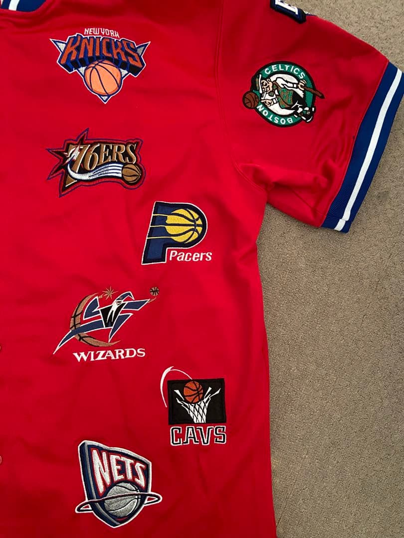 NBA★オールスター総刺繍ワッペン★90’s ジャージ チームウェア