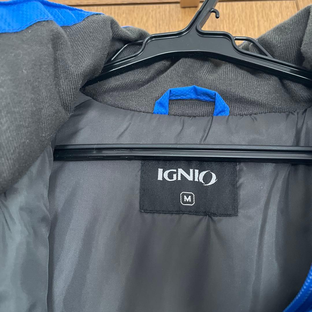 IGNIO イグニオ スキーウェア上下　メンズMサイズ 青/黒 スノボウェア