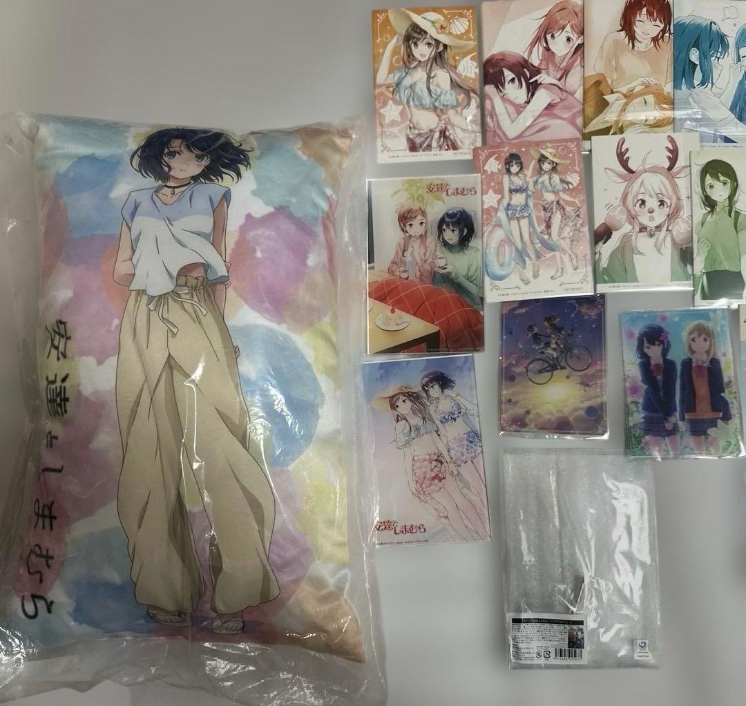 安達としまむら 枕 ポストカード アクリルスタンド ポストカード