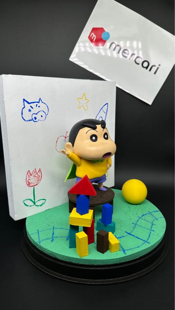 クレヨンしんちゃん　フィギュア　ジオラマ台座　ジオラマ工房　メルカリ