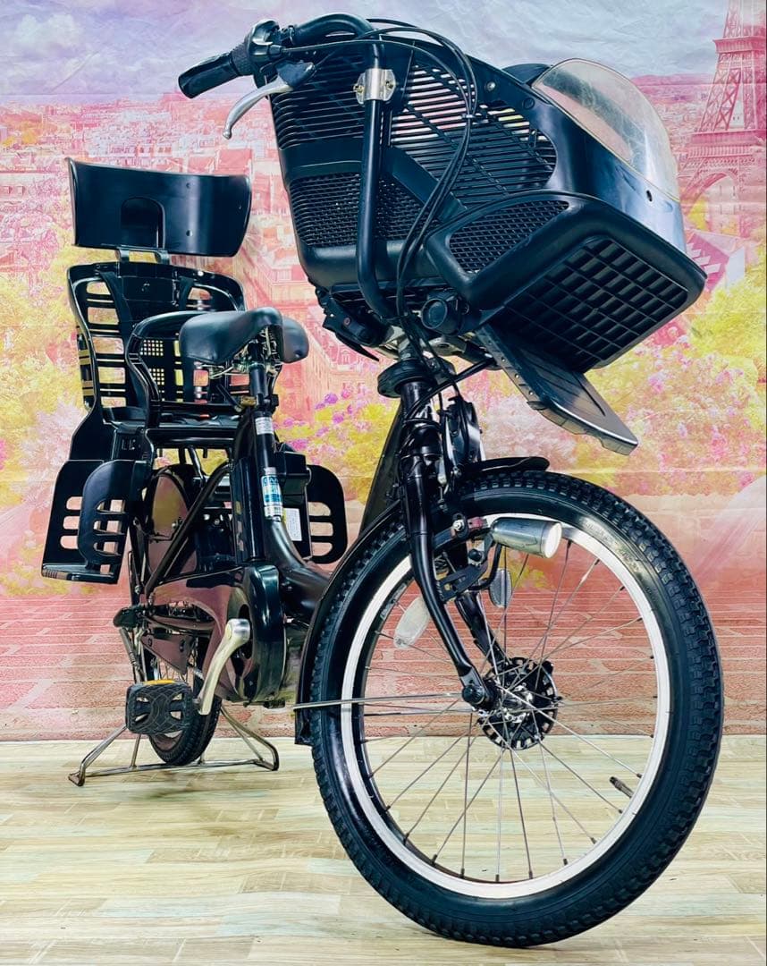 ZK3737 電動自転車 ブリヂストン アンジェリーノ 子供乗せ 20インチ