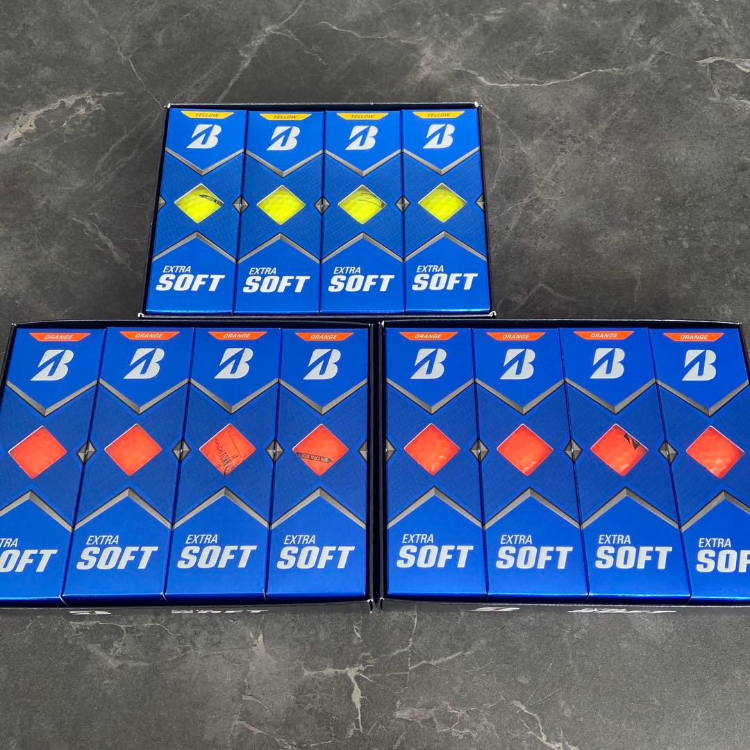 ゴルフボール　ブリヂストン EXTRA SOFT 3箱セット