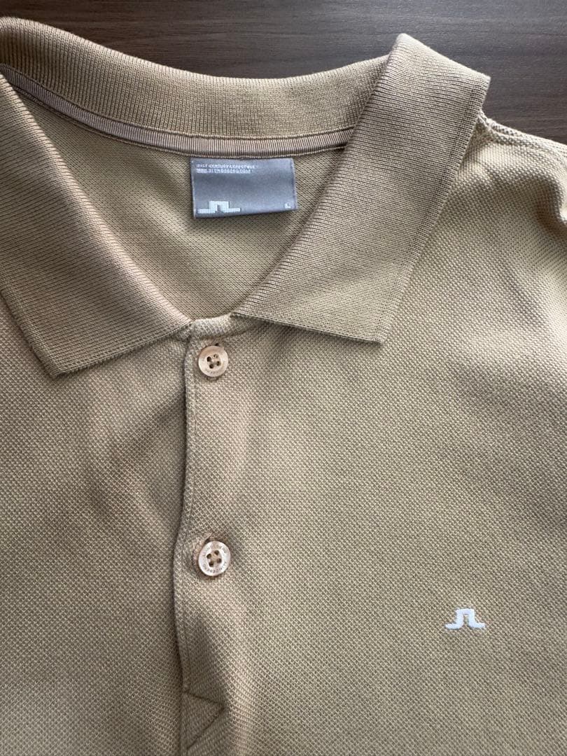 J.Lindeberg ベージュ ポロシャツ