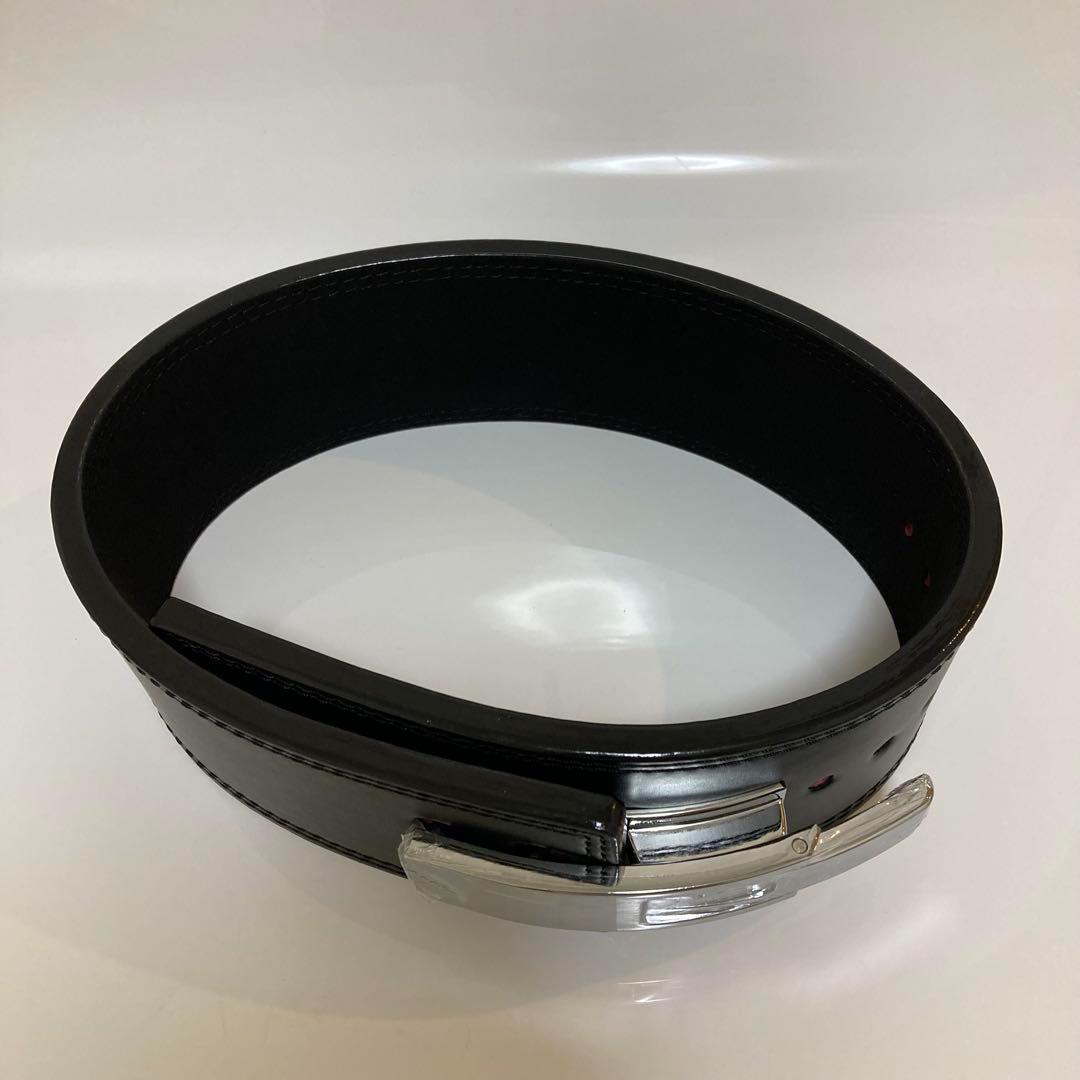 パワーベルト レバーアクション ワンタッチ可変式10ｍｍ Mサイズ　バックル艶銀