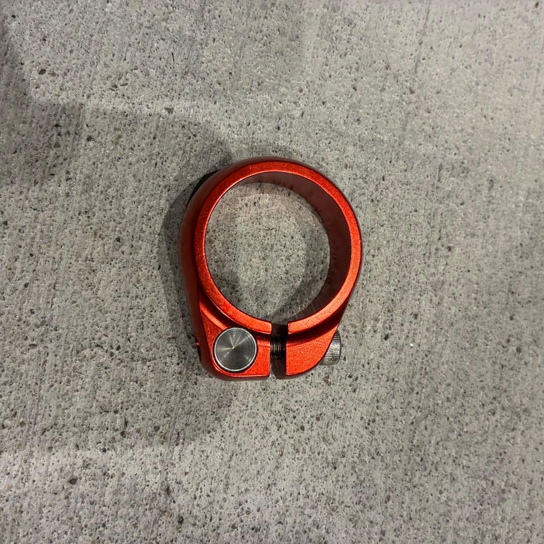 salsa シートクランプ36.4mm blue lug