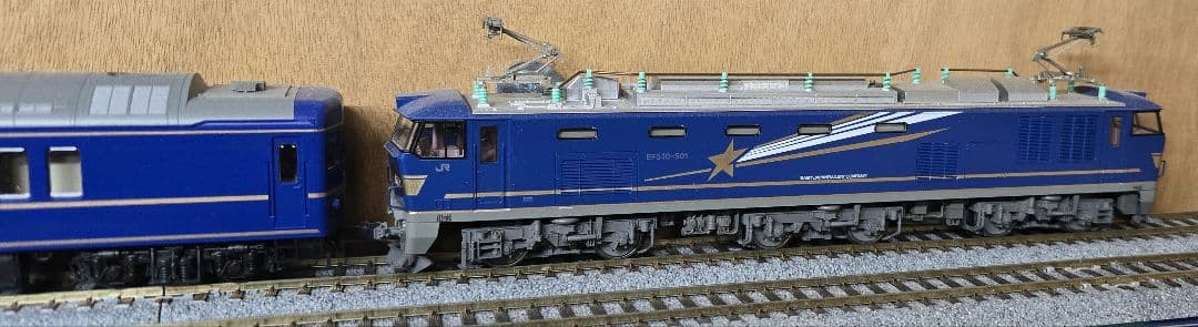 【展示美品】KATO HOゲージ 北斗星 機関車2両客車6両計8両セット
